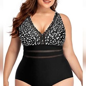 Daci One-Piece Swimsuit Size 14W